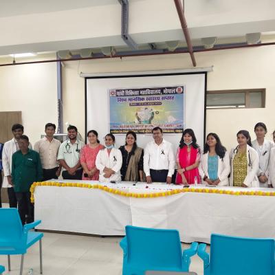 World mental health day celebration at GMC Bhopal 10.10.25