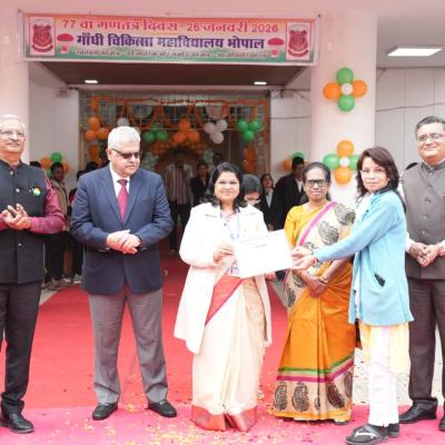 77th Republic day celebration at GMC Bhopal 